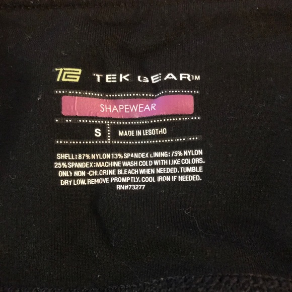 Woman’s Black Athletic Leggings - Picture 3 of 3